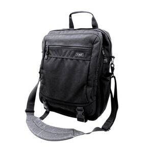 L.L.Bean Comfort Carry 2-in-1 Backpack Messenger Bag Black Convertible Excellent